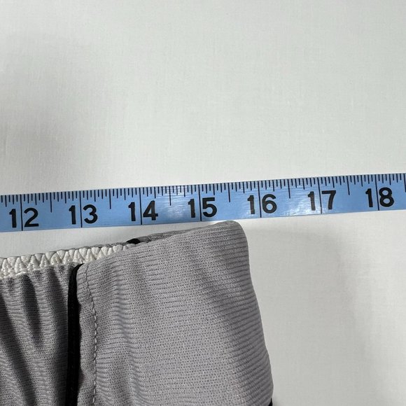 ADIDAS Mens Open Bottom Baseball‎ Pants 31" x 23"  Grey Black Stripe - Picture 11 of 11